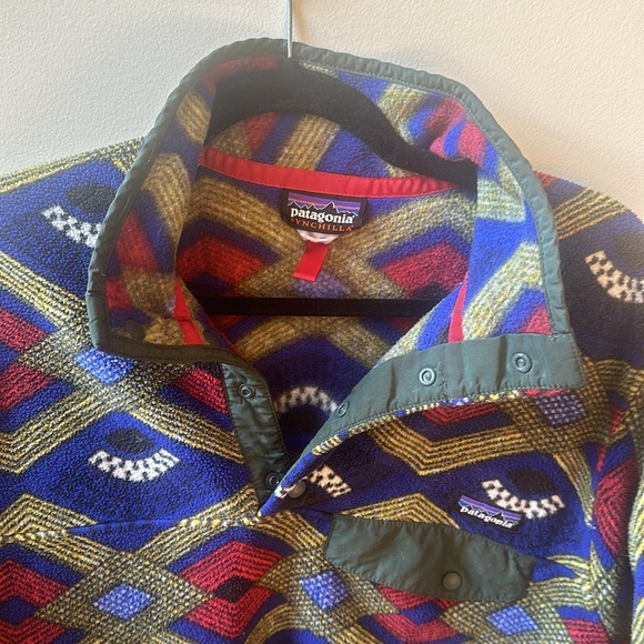 Patagonia Synchilla Slowfoot Aztec EUC Sz S - Picture 4 of 5